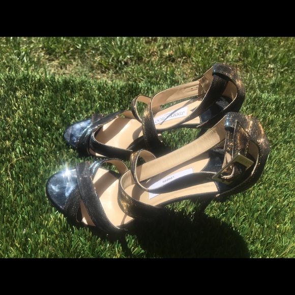 Women’s Jimmy Choo Louise Cross Strap Heels sz 9.5